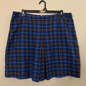 ASOS Curve Skirt Plaid Women Size 18 Fall Preppy